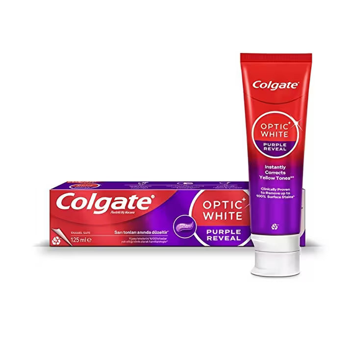 Colgate Optic White Purple Reveal – Dentifrice Blancheur