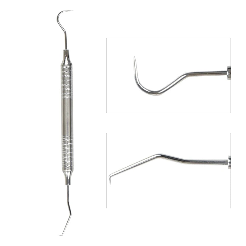 Set d’examen dentaire 3 pièces en acier inoxydable