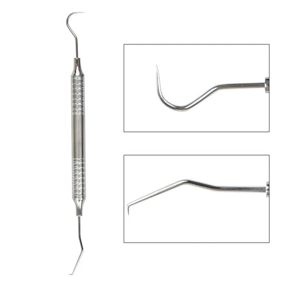 Set d’examen dentaire 3 pièces en acier inoxydable