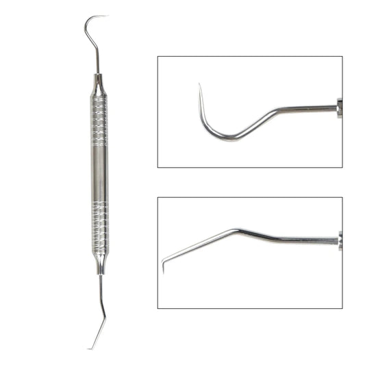 Set d’examen dentaire 3 pièces en acier inoxydable